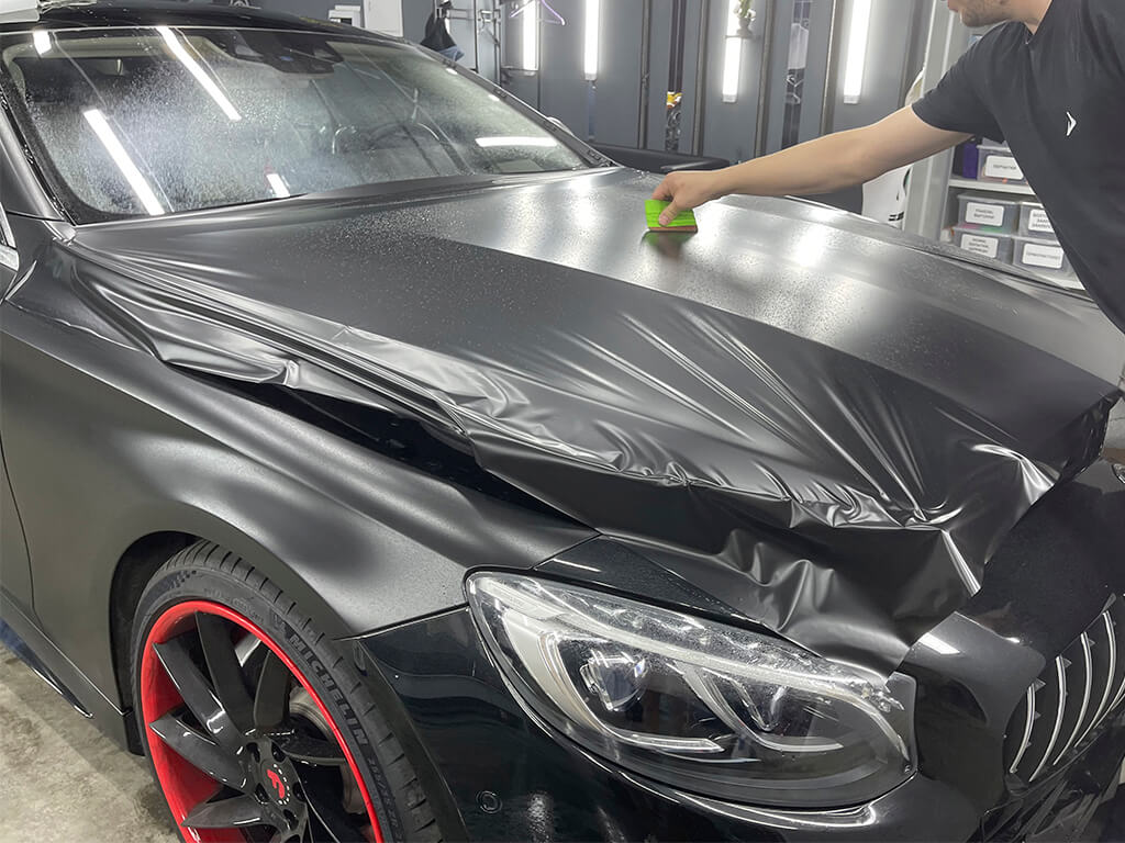 Mercedes-Benz GLE Coupe после оклейки